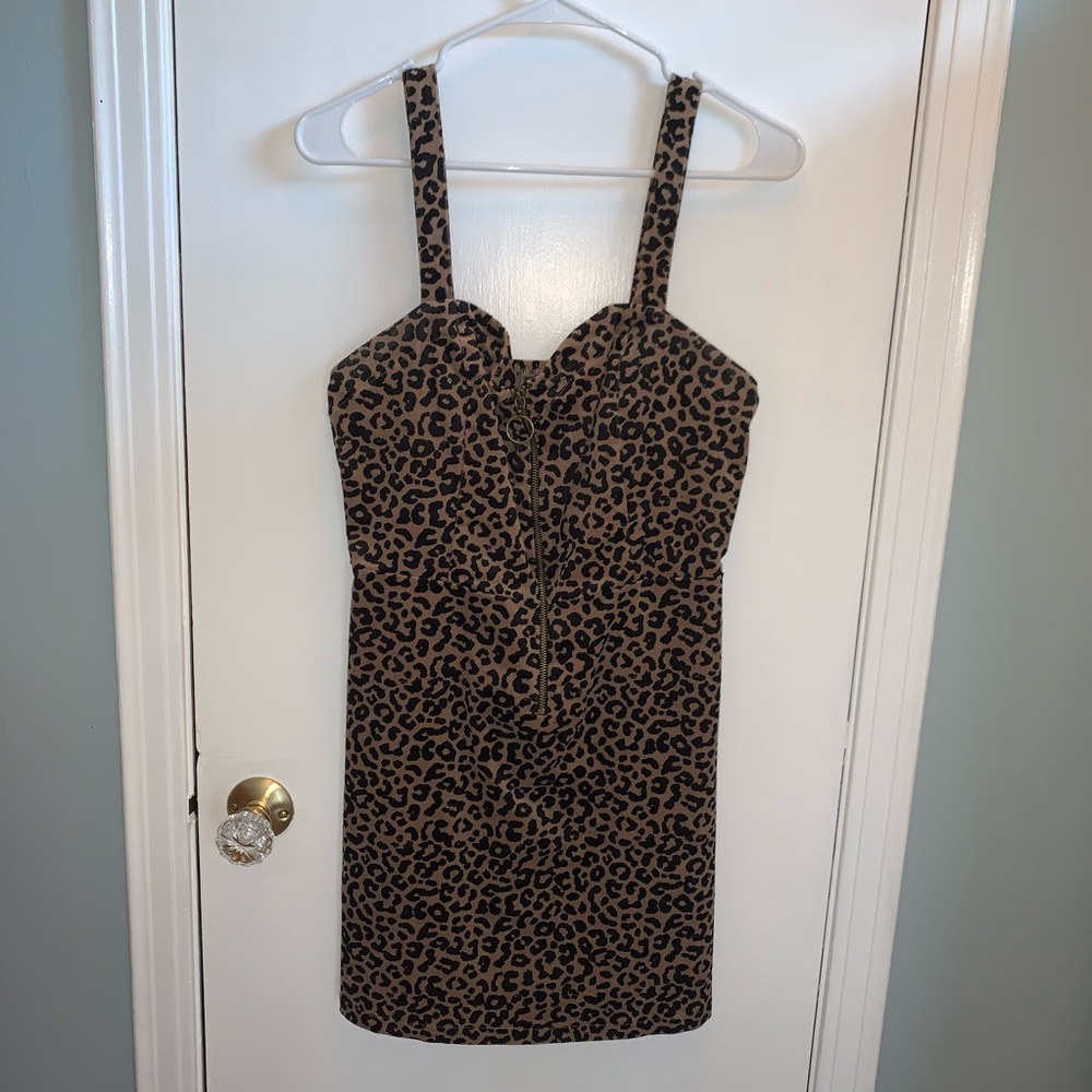 Wild Fable corduroy animal print dress size medium